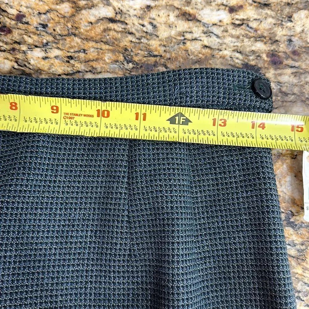 Talbots Wool High Rise Tapered Leg Textured Pants Size 6 - Picture 6 of 9